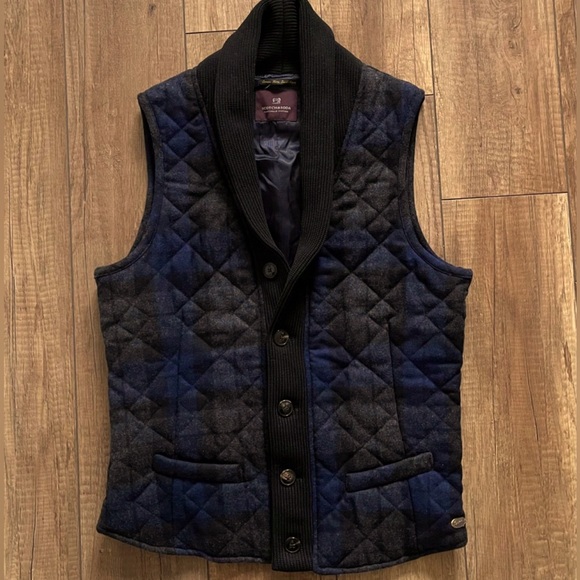 Scotch & Soda Other - SCOTCH AND SODA Men's PLAID Quilted Vest -M